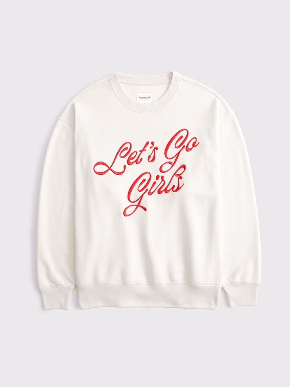 Abercrombie & Fitch Let's Go Girls Crewneck Sweatshirt
